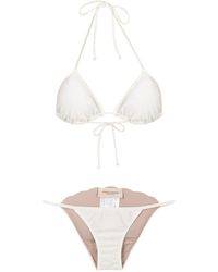 Adriana Degreas - Triangle-cup Scalloped Bikini Set - Lyst