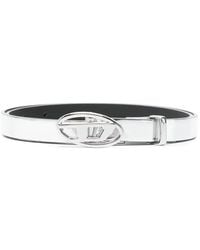 DIESEL - Oval D Logo Buckle Belt - Lyst