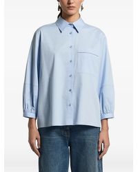 Peserico - Chemise À Poche Poitrine - Lyst