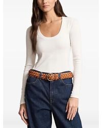Polo Ralph Lauren - スクープネック ロングスリーブトップ - Lyst