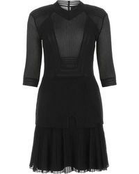 Givenchy - Mini-Jurk Met Doorzichtig Vlak - Lyst