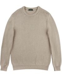 Zanone - Pull En Coton À Col Rond - Lyst