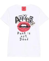 Aniye By - Camiseta con estampado de labios - Lyst