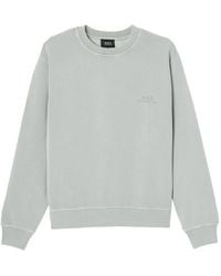 A.P.C. - Logo-Print Sweatshirt - Lyst