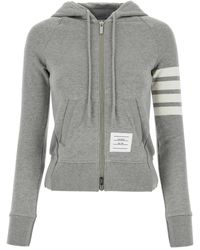 Thom Browne - Classic Loopback 4 Bar Grauhose - Lyst