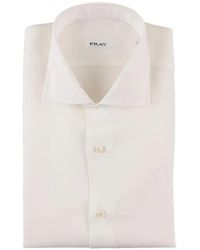 Fray - Spread-Collar Button-Up Shirt - Lyst
