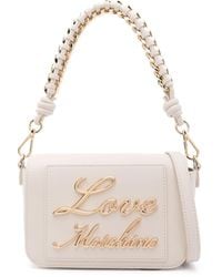 Love Moschino - Schultertasche mit Logo - Lyst