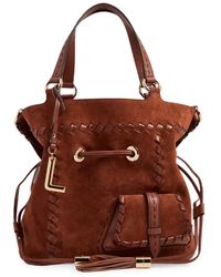 Lancel - Medium Premier Flirt Whipstitched Bucket Bag - Lyst