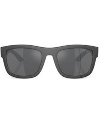 Prada Linea Rossa - Ps 01zs Square-frame Sunglasses - Lyst