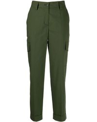 P.A.R.O.S.H. - High-waisted Cropped Trousers - Lyst