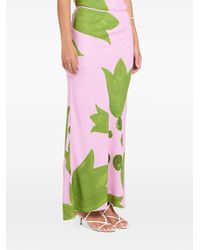 Themis Z - Eudora Floral-Print Maxi Skirt - Lyst