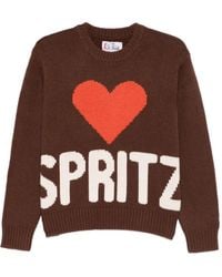 MC2 Saint Barth - Kyla Heart-Detail Sweater - Lyst