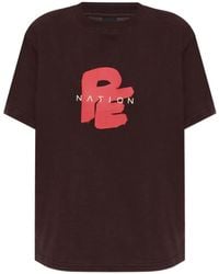 P.E Nation - Tidal Logo-Print T-Shirt - Lyst