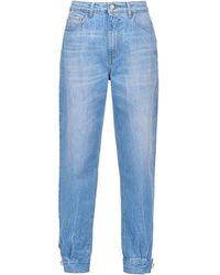 denim jeans with pearls