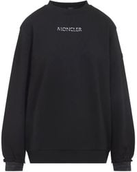 Moncler - Pull À Ourlets Volantés Et Logo Brodé - Lyst