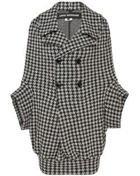 Junya Watanabe - Houndstooth Double-Breasted Jacket - Lyst