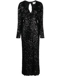 P.A.R.O.S.H. - Sequin-embellished Maxi Dress - Lyst
