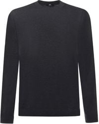 Alpha Studio - Long-Sleeve Merino Wool Sweater - Lyst