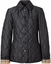 Burberry - Diamond Quilted Thermoregulated Jacket - Lyst