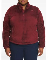 The North Face - Plus Osito Quarter-Zip Sweatshirt - Lyst