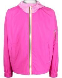 K-Way - ストライプエッジ フーデッドジャケット - Lyst