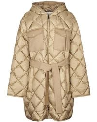 Weekend by Maxmara - Hooded Quilted Coat - Lyst