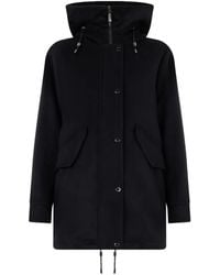 Moorer - Parka Keilale À Capuche Et Lien De Resserrage - Lyst