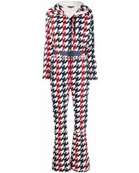 Perfect Moment - Star Houndstooth-print Jumpsuit - Lyst
