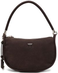 Guess - Top Handle Leather Shoulder Bag - Lyst