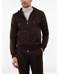 Moorer - Matthew Zip-Up Hoodie - Lyst
