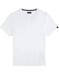 Fay - T-Shirt Met Logopatch - Lyst