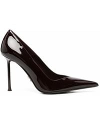 Sergio Levantesi - Pop Patent-Finish Pointed-Toe Pumps - Lyst