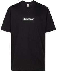 Supreme - T-shirt con logo x Futura - Lyst