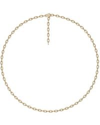Apm Monaco - Pavé Chain Adjustable Necklace - Lyst