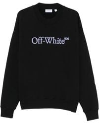Off-White c/o Virgil Abloh - Logo-Embroidered Sweatshirt - Lyst