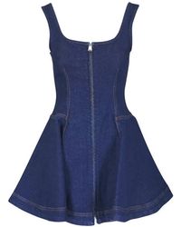Jonathan Simkhai - Robe En Jean À Coupe Courte - Lyst