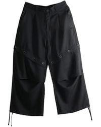 Y-3 - Button-Embellished Drawstring-Hem Trousers - Lyst