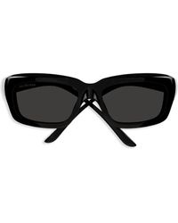 Balenciaga - Angular-Frame Sunglasses - Lyst