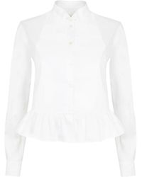 Temperley London - June Peplum-Detail Shirt - Lyst