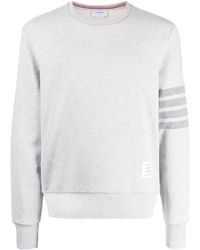Thom Browne - Sweater Met 4 Strepen - Lyst