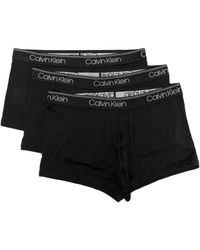 Calvin Klein - Pack de tres calzoncillos con logo en la cinturilla - Lyst