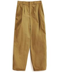 Lemaire - Weite Hose Mit Hohem Bund - Lyst