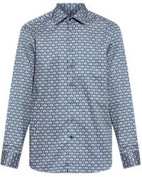 Etro - Patterned Button-Fastening Shirt - Lyst