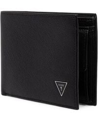 Guess - Milano Logo-Plaque Bi-Fold Wallet - Lyst