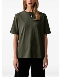 Patrizia Pepe - Logo-Patch T-Shirt - Lyst