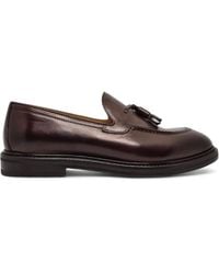 Henderson - Tassel-Detail Stitching Loafers - Lyst