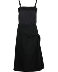 Maison Margiela - Reworked Square Neck Midi Dress - Lyst