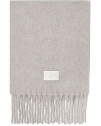 Marella - Logo-Patch Fringed Scarf - Lyst