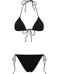Mc2 Saint Barth - Bikini Marielle con efecto arrugado - Lyst