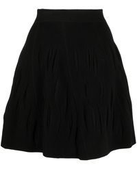 B+ AB Ribbed Jersey-knit Mini Skirt - Black